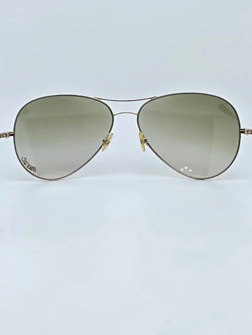 Marc Jacobs MMJ050/S 0J5GIS Gold Frame Green Gradient Lens Aviator Sunglasses